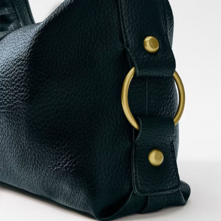 Guess Camden Medium Shoulder Bag Faux Leather Black