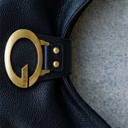 Guess Camden Medium Shoulder Bag Faux Leather Black