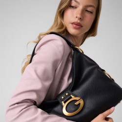 Guess Camden Medium Shoulder Bag Faux Leather Black