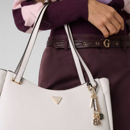 Guess Gilda Tote Bag Off White