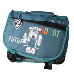 Pol Fox Cartable Reversible 35cm Robot reversible