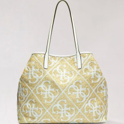 Guess Kirsten Shopping Bag and Removable Zippered Pocket 2-in-1 Nat...