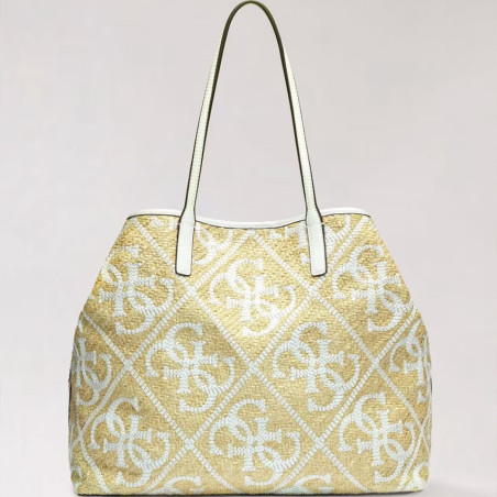 Guess Kirsten Shopping Bag and Removable Zippered Pocket 2-in-1 Nat...