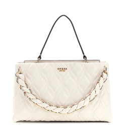 Guess Maxine Off-White Quilted Handbag