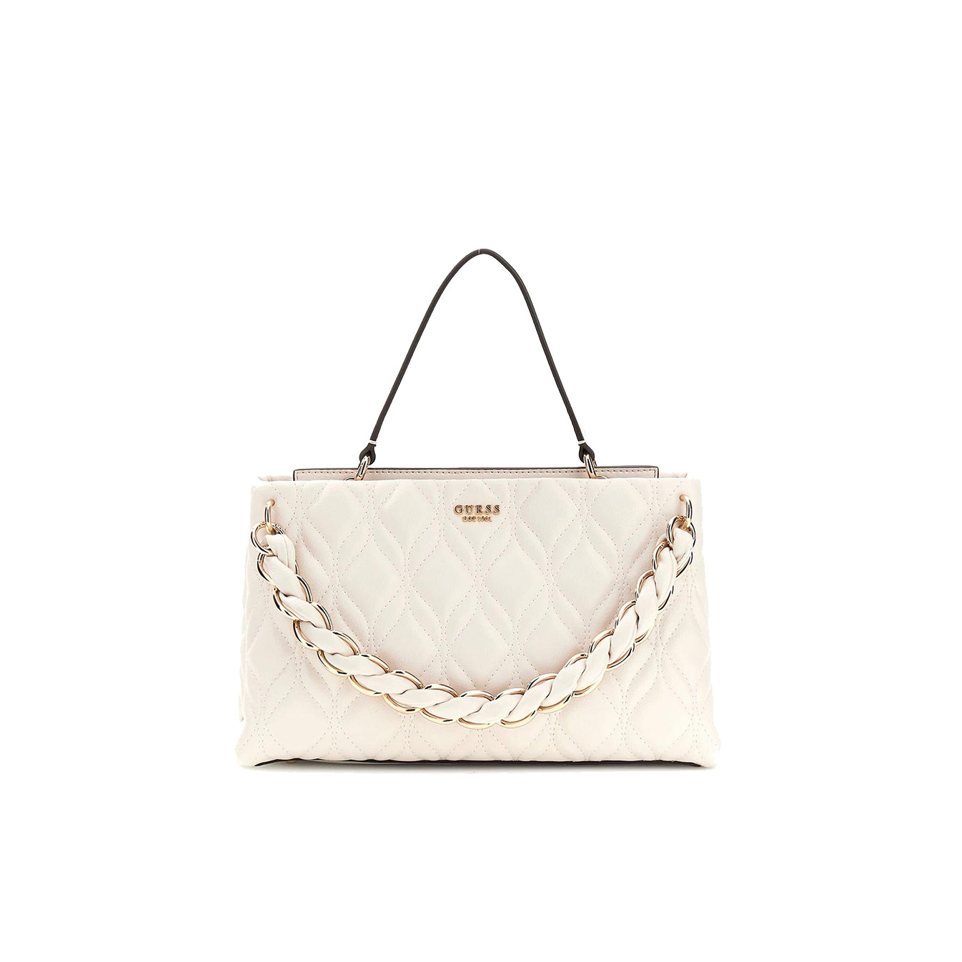 Guess Maxine Off-White Quilted Handbag