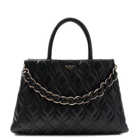 Guess Maxine Grand Matelassé Black Handbag