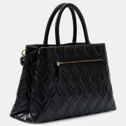 Guess Maxine Grand Matelassé Black Handbag