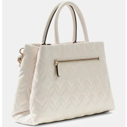 Guess Maxine Grand Matelassé Off White Handbag