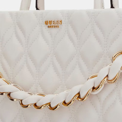 Guess Maxine Grand Matelassé Off White Handbag