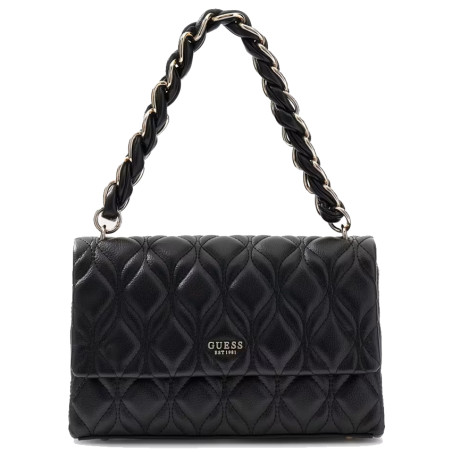 Guess Maxine Shoulder Bag Quilted Black