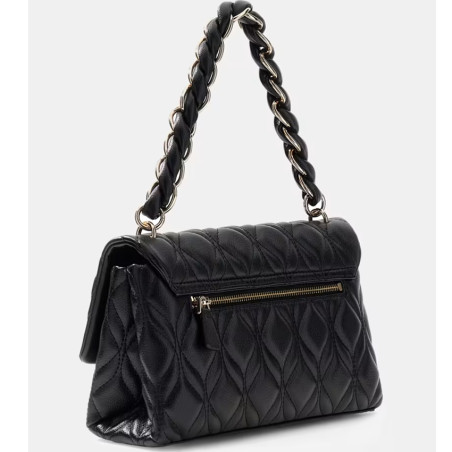 Guess Maxine Shoulder Bag Quilted Black