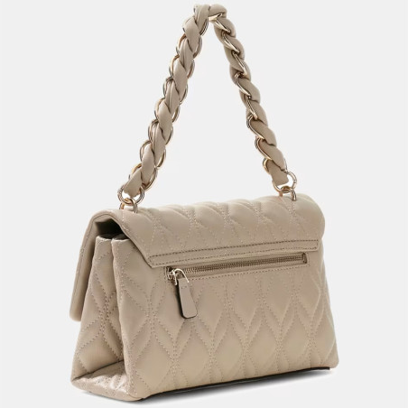 Guess Maxine Shoulder Bag Quilted Light Taupe