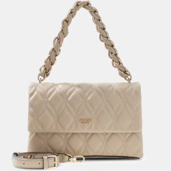 Guess Maxine Sac Porté Epaule Matelassé Light Taupe face