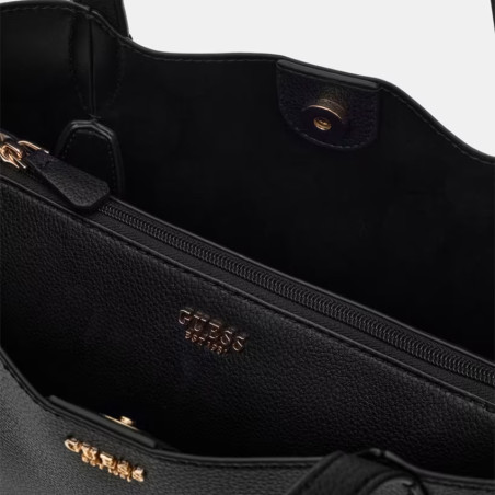 Guess Melody Shopping Bag and Detachable Pouch 2-in-1 Black