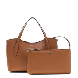 Guess Melody Sac Shopping et Pochette 2 en 1 Caramel face