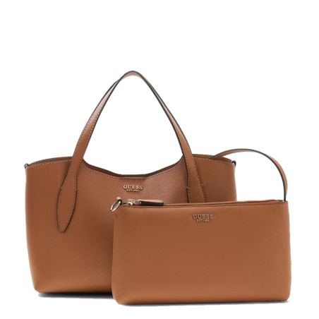 Guess Melody Shopping Bag and Detachable Pouch 2-in-1 Caramel