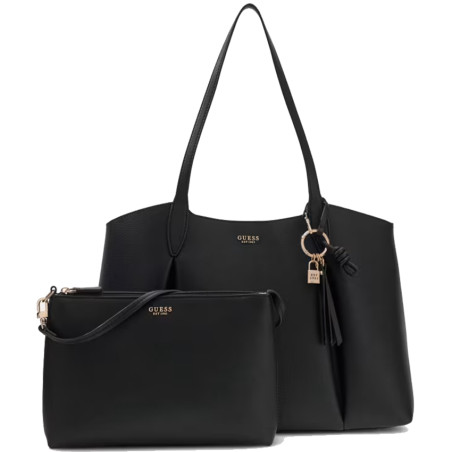 Guess Melody Grand Sac Shopping et Pochette 2 en 1 Black