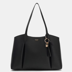 Guess Melody Large Shopping Bag and Detachable Pouch 2-in-1 Black