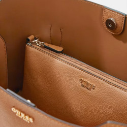 Guess Melody Large Shopping Bag and 2-in-1 Pouch Caramel