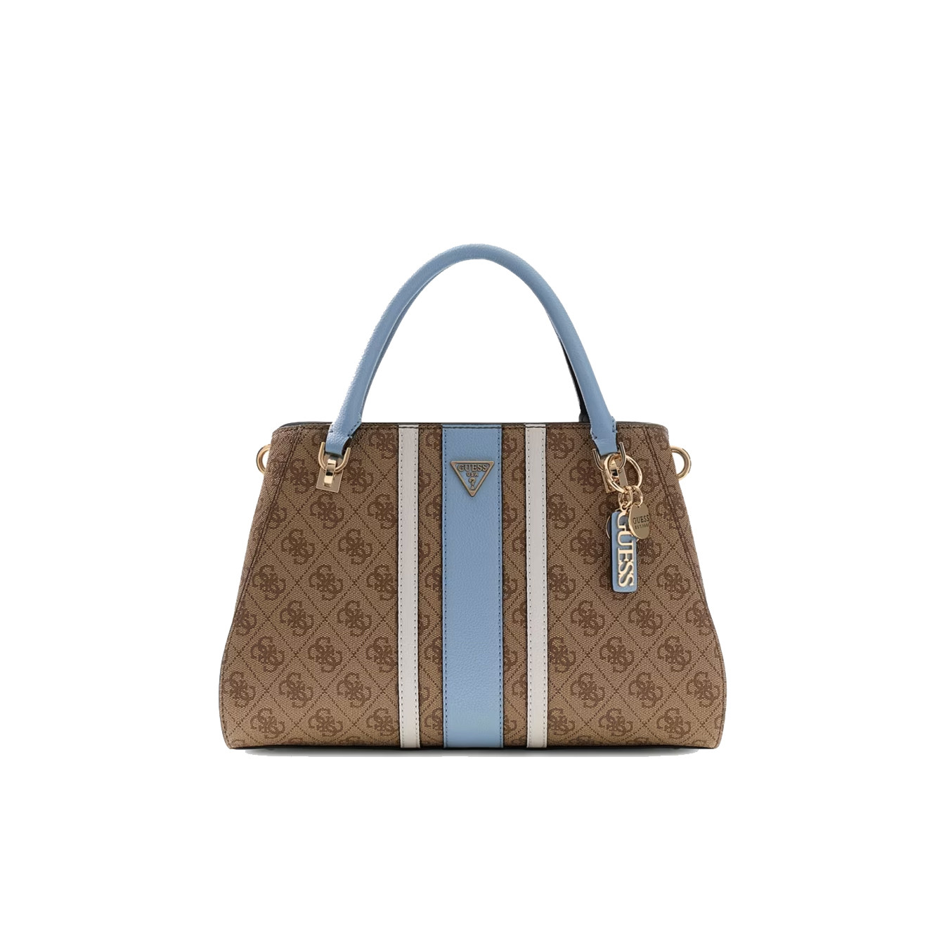 Guess Noelle II Handbag Logo 4G LLU Brown Multi