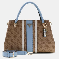 Guess Noelle II Handbag Logo 4G LLU Brown Multi
