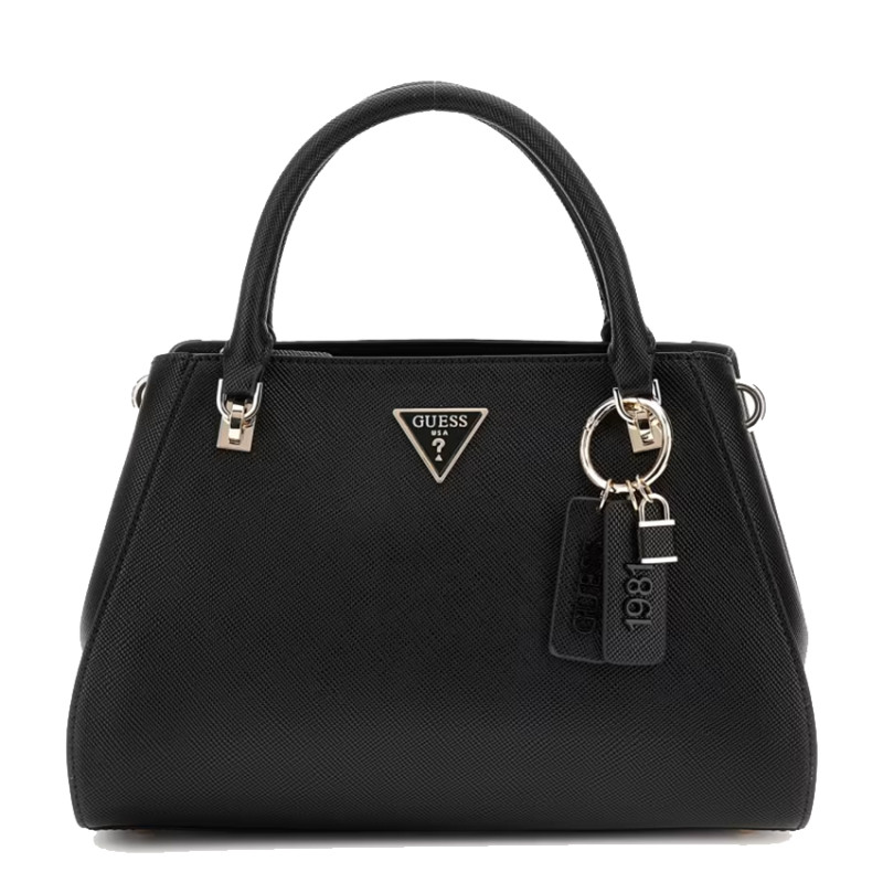 Guess Noelle II Handbag Saffiano Black