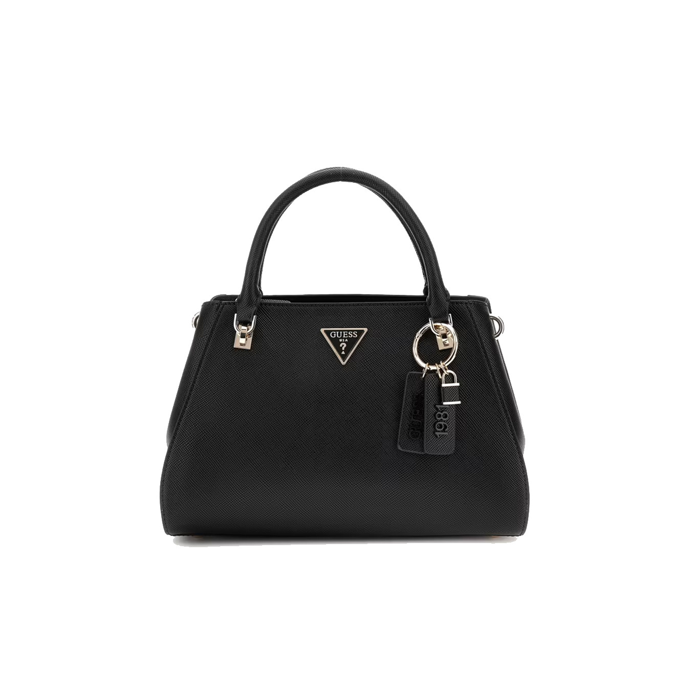 Guess Noelle II Handbag Saffiano Black