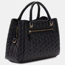 Guess Stacey Quilted Black Handbag
