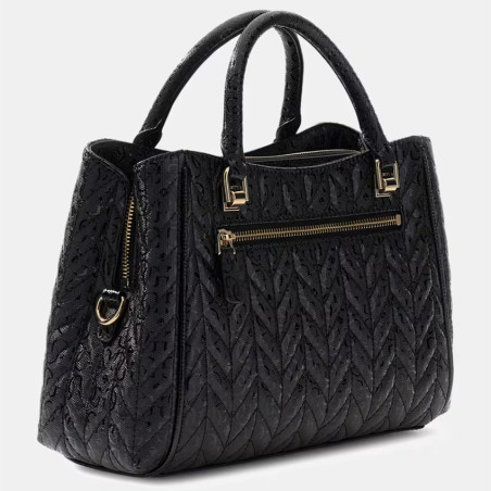 Guess Stacey Quilted Black Handbag