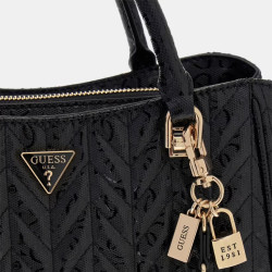 Guess Stacey Quilted Black Handbag
