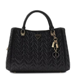 Guess Stacey Quilted Black Handbag