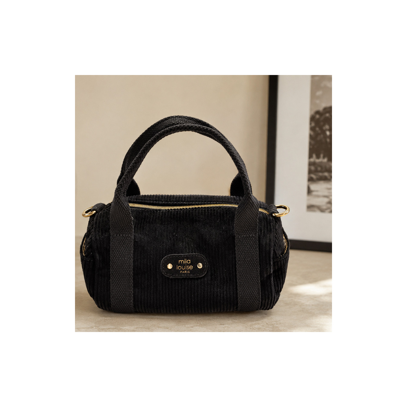 Mila Louise BEE VFR2 Crossbody Mini Bag Dark Brown