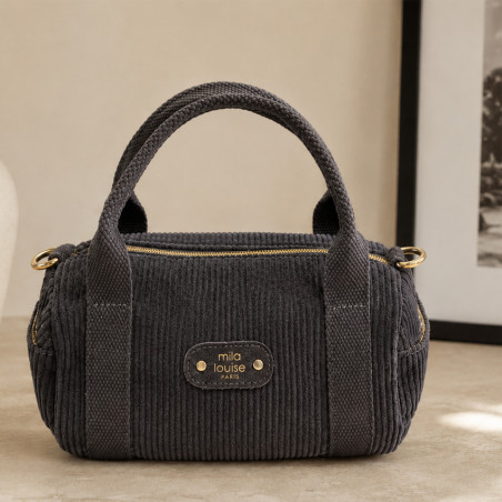 Mila Louise BEE VFR2 Crossbody Mini Bag Dark Grey
