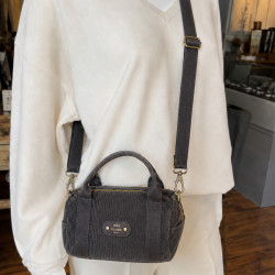 Mila Louise BEE VFR2 Crossbody Mini Bag Dark Grey
