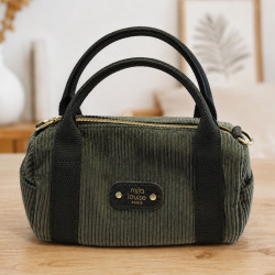 Mila Louise BEE VFR2 Crossbody Mini Bag Kaki Dark