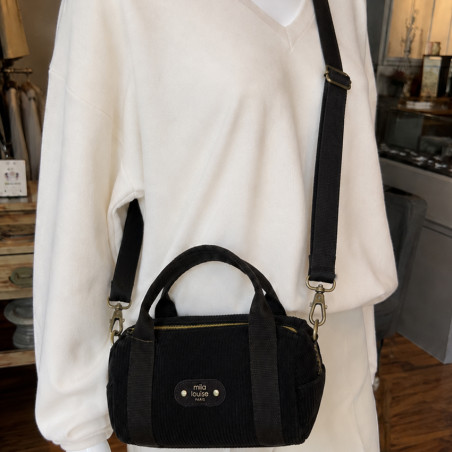 Mila Louise BEE VFR2 Crossbody Mini Pouch Black