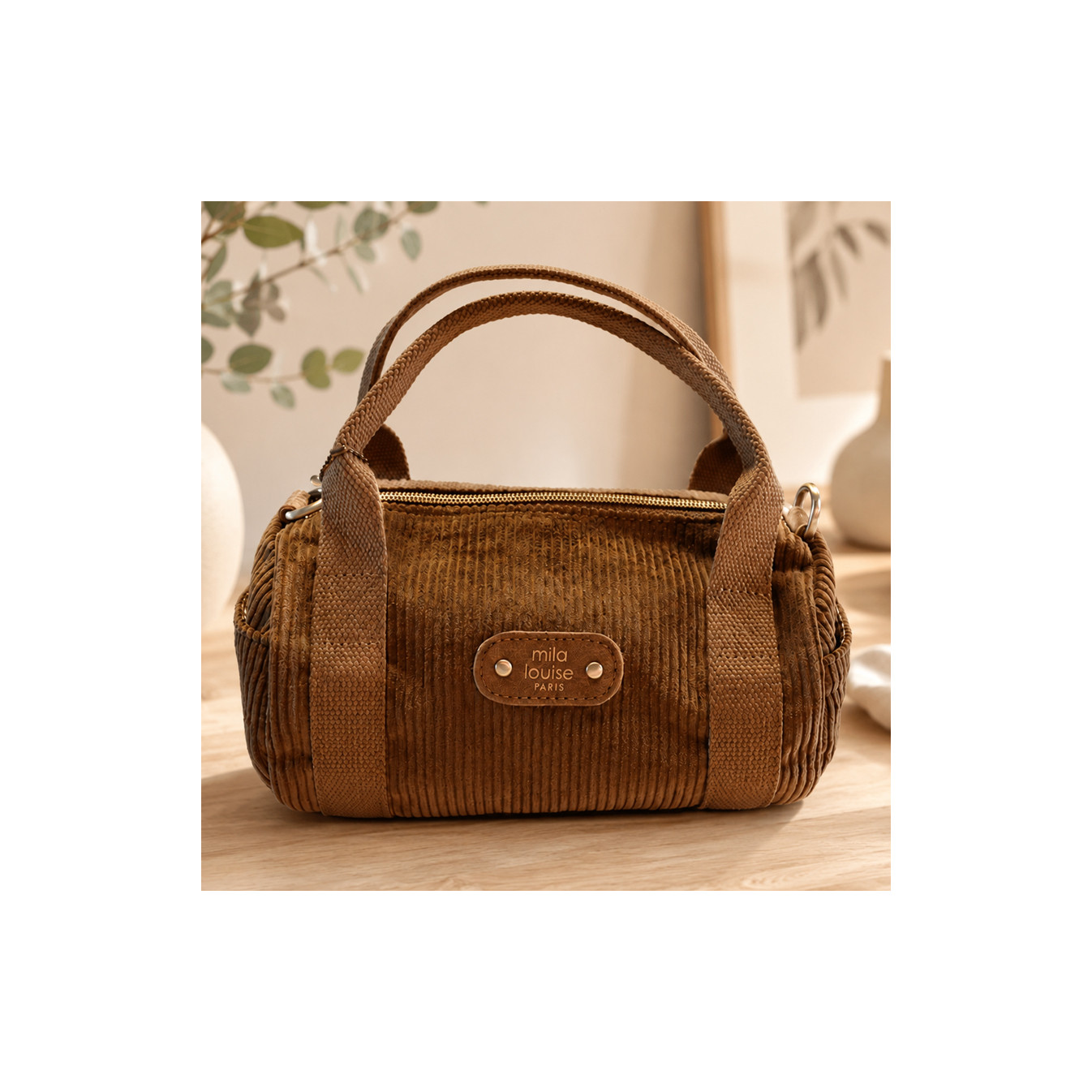 Mila Louise BEE VFR2 Crossbody Mini Bag Dark Ochre