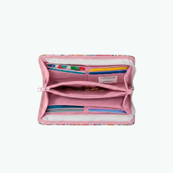 Cabaïa Wallet Medium Portefeuille et Compagnon Liberty Emma & Amelia ouvert