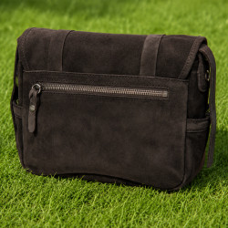 Mila Louise Bess 1V Crossbody Bag with Stud Details in Dark Brown