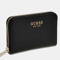 Guess Amorette Portefeuille Medium Zip Black cote