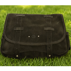 Mila Louise Bess 1V Crossbody Bag with Stud Details in Kaki Dark