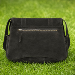 Mila Louise Bess 1V Crossbody Bag with Stud Details in Kaki Dark
