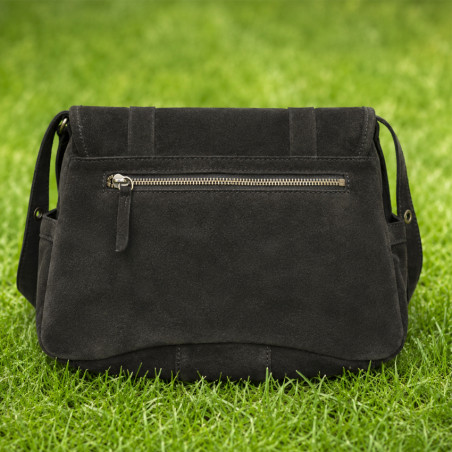 Mila Louise Bess 1V Crossbody Bag with Stud Details in Kaki Dark