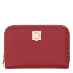 Guess Audrey Medium Zip Wallet DRC Dark Red