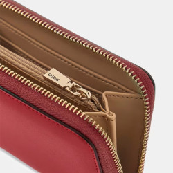 Guess Audrey Medium Zip Wallet DRC Dark Red
