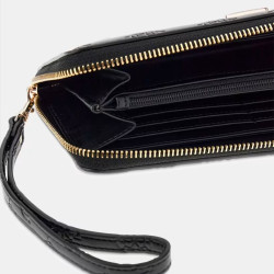 Guess Diana Zip Companion Black Logo