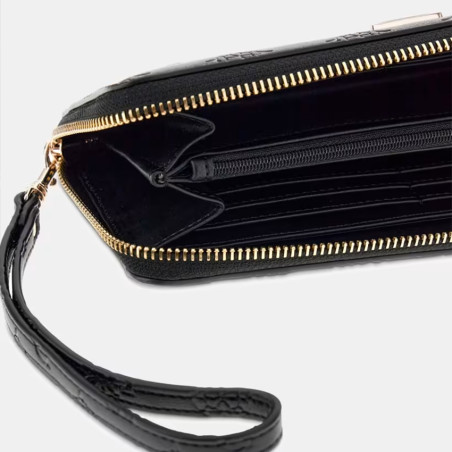 Guess Diana Zip Companion Black Logo