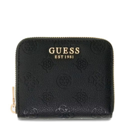 Guess Ella Logo Mini Wallet Black Logo