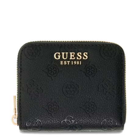 Guess Ella Logo Mini Portefeuille Black Logo