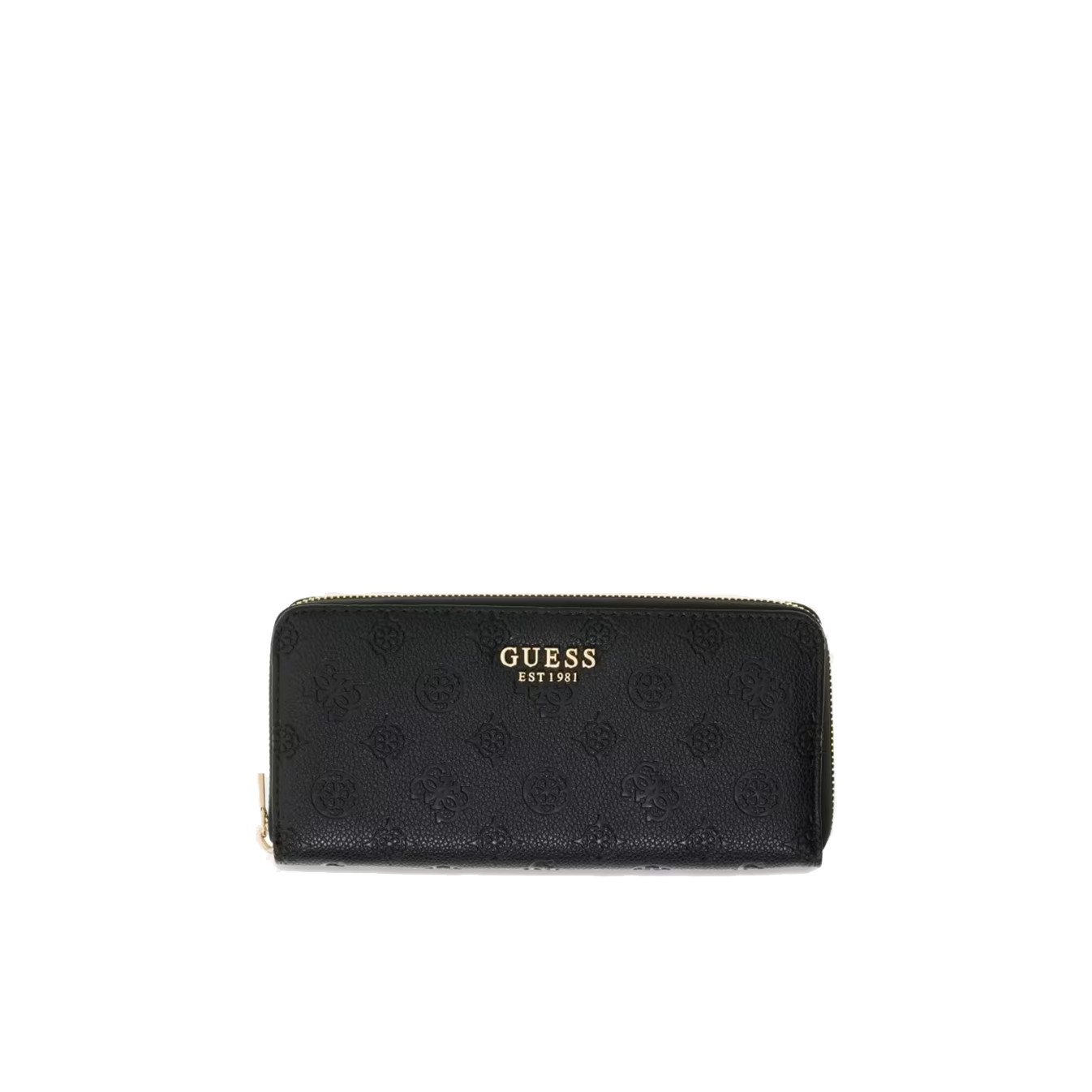 Guess Ella Logo Compagnon Zippé Black Logo